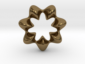 0066 AntisymmetricTorus (p=7.0) #009 in Polished Bronze
