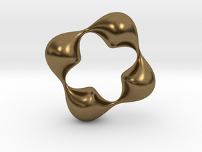 0057 Antisymmetric Torus (p=4.0) #006 in Natural Bronze