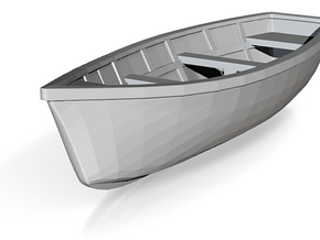 Wooden boat. Scale O (1/43) in Tan Fine Detail Plastic