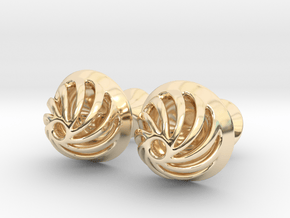 Lavish Cufflinks in 14K Yellow Gold