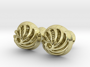 Lavish Cufflinks in 18k Gold Plated Brass