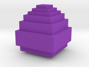 Minecraft Dragon Egg in Purple Processed Versatile Plastic