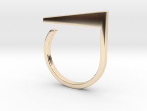 Adjustable ring. Basic model 2. in 14K Yellow Gold