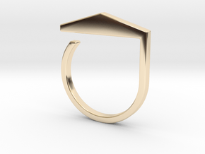 Adjustable ring. Basic model 3. in 14K Yellow Gold