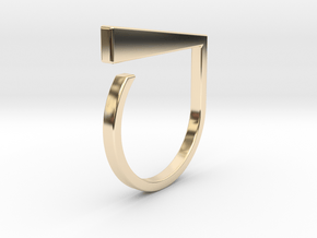 Adjustable ring. Basic model 1. in 14K Yellow Gold