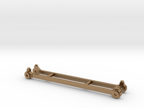 Coupling rods for North Staffordshire Railway B cl in Natural Brass