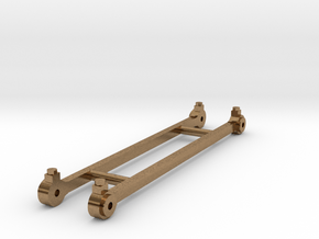 Coupling rods for GER F 4, 5 and 6 class tanks in Natural Brass