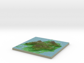 Terrafab generated model Wed May 06 2015 22:18:43  in Full Color Sandstone