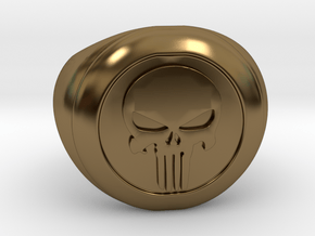 Punisher Size 7.5 in Polished Bronze
