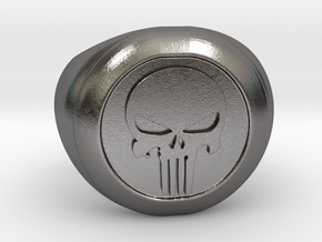 Punisher Size 7.5 in Polished Nickel Steel