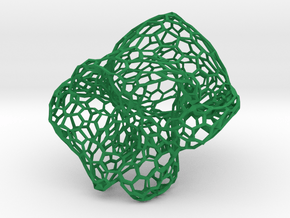 Voronoi Paranthropus boisei - KNM ER 406 in Green Processed Versatile Plastic