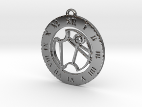 Vanessa - Pendant in Fine Detail Polished Silver