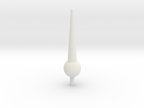 Tower Spike in White Natural Versatile Plastic