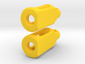 Tritium Earrings 2  (3x11mm Vials) in Yellow Processed Versatile Plastic