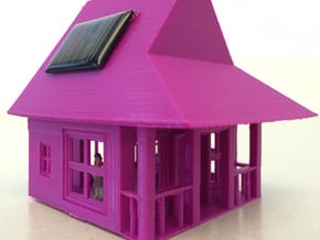 My Dream House - Solar Nightlight in White Natural Versatile Plastic