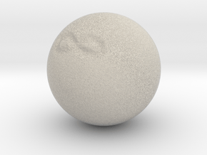 Infinite Sided Die in Natural Sandstone