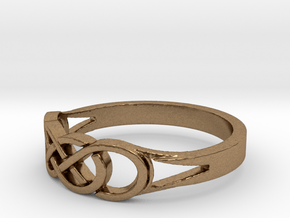 Kyla Ring Size 9.5 in Natural Brass