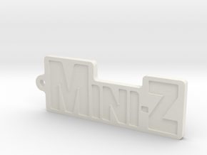 Mini-Z-Anhänger groß in White Natural Versatile Plastic