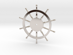 1:40 Ships-Wheel HMS Victory in Rhodium Plated Brass