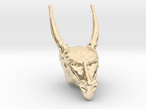 Dragon Head in 14k Gold Plated Brass