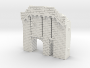 NF5 Modular fortified wall in White Natural Versatile Plastic