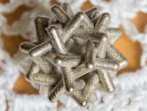 Six Tangled Stars in Polished Nickel Steel
