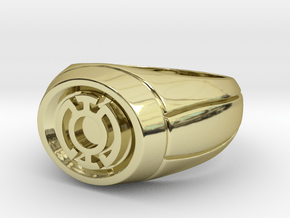Blue Lantern Ring in 18K Gold Plated