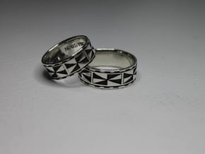 Melini Ring Size 11.75 in Polished Silver