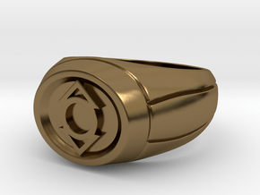 Indigo Lantern Ring in Polished Bronze