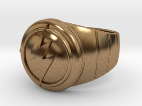 Barry Allen's Flash Ring in Natural Brass
