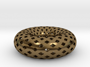 Torus, Small in Polished Bronze