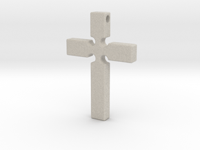 Monroe Cross Revised in Natural Sandstone