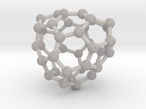 0122 Fullerene C40-16 c2 in Full Color Sandstone