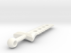 Gator Blade in White Processed Versatile Plastic