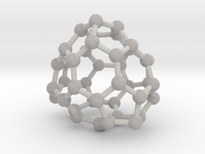 0123 Fullerene C40-17 c1 in Full Color Sandstone
