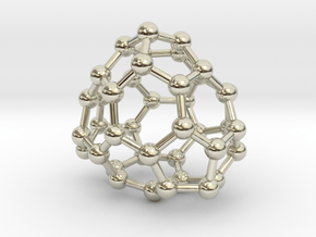 0123 Fullerene C40-17 c1 in 14k White Gold
