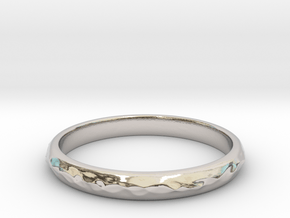  wave ring(size = USA 5.5) in Platinum