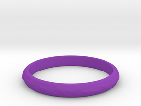  wave ring(size = USA 5.5) in Purple Processed Versatile Plastic