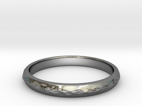  wave ring(size = USA 5.5) in Fine Detail Polished Silver