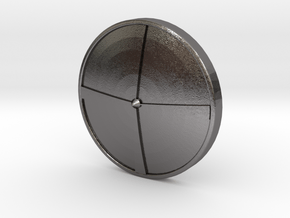 Viking Shield 1 in Polished Nickel Steel