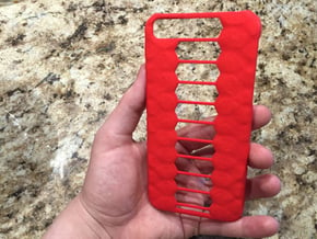 iPhone 6 Snakeskin Case  in Red Processed Versatile Plastic