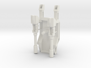 Customatron - Nephthys - Backpack Kit in White Natural Versatile Plastic