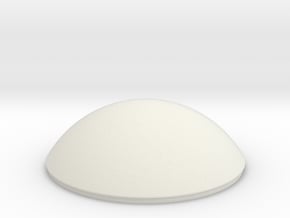 Freds Orbiter Dome in White Natural Versatile Plastic