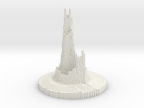 Abstract Castle in White Natural Versatile Plastic