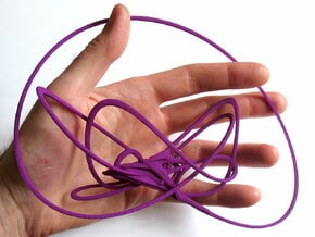 Strange Attractor No. 1 in Purple Processed Versatile Plastic