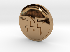 Neff Coin in Polished Brass