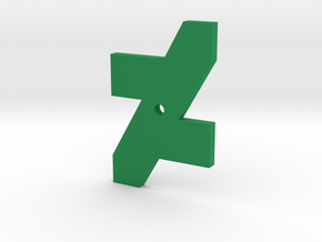 DA Logo 2 Normal CH1 in Green Processed Versatile Plastic
