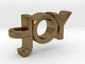 Joy Pendant in Natural Bronze