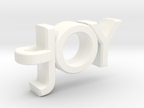 Joy Pendant in White Processed Versatile Plastic