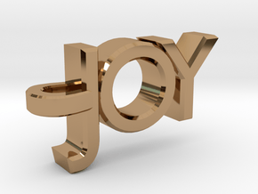 Joy Pendant in Polished Brass
